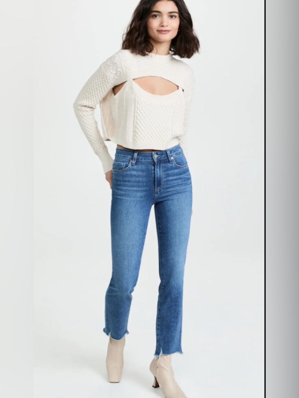 Paige Cindy with Raw Hem